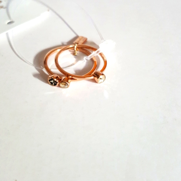 COACH MINI TEA ROSE RING SET - Picture 4 of 9